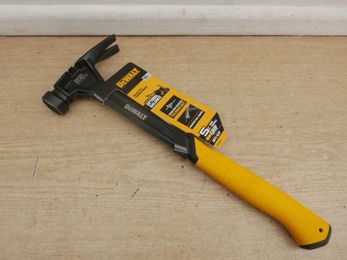 DeWALT DWHT51005-0 22oz MILLED FACE STRAIGHT RIPPING CLAW FRAMING HAMMER