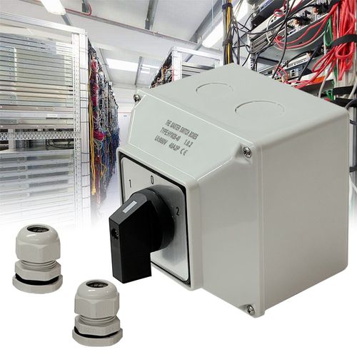 40Amp 2 Pole IP65 Enclosed Change Over Switch Changeover Switch Waterproof — image 4