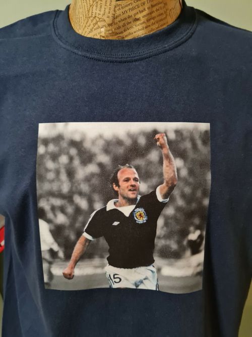 Archie Gemmill 1978 T Shirt Captain Scotland World Cup Shirt — image 3