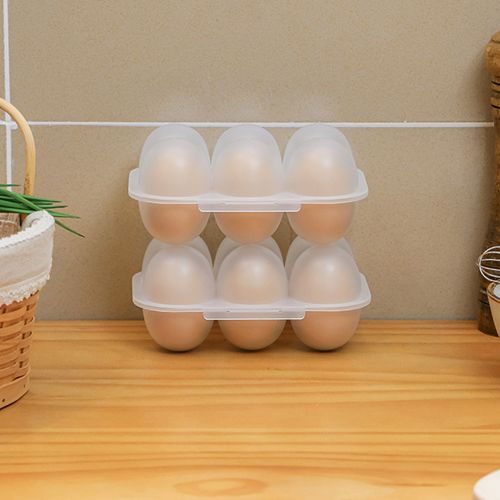 2x 6-Egg Container Egg Holder Egg Compact Carrier Storage Container Travel Case — image 10