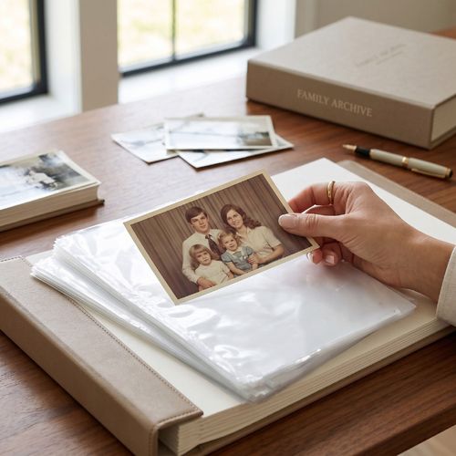 4x5 Film Sleeves Acid Free Negative Sleeves Film Storage Pages 50 Sheets 4 P HOT — image 15