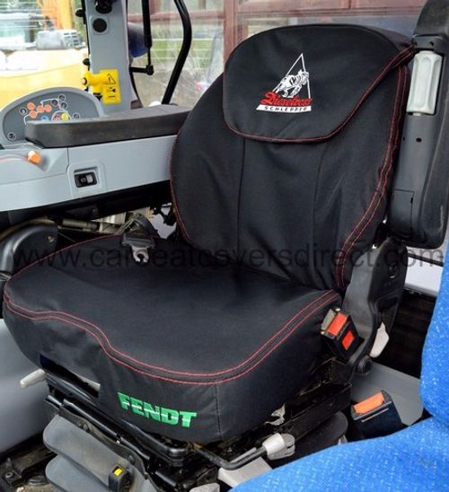 Fendt Dieselross Driver + Passenger Black Heavy Duty Waterproof Seat Covers