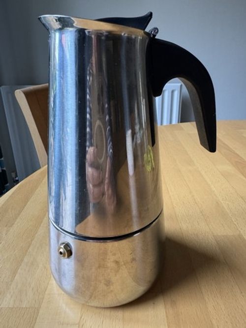 Ibili Stainless Steel Express Moka Coffee Maker Pot 6 Cup Stovetop Espresso