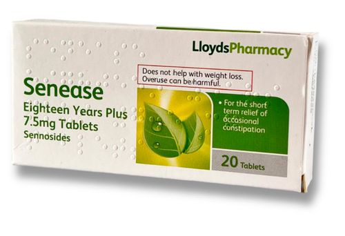 Senease Laxative 7.5mg - Relieve Occasional Constipation - 120 Tablets - — image 3