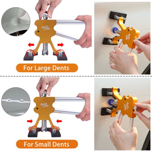 PDR Tool Car Paintless Kit Dent Puller Lifter Repair Removal Hail Tabs Glue Gun — image 11