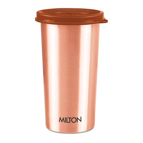 Milton Copper Tumbler 480ml Leak Proof Lid Pure Copper Drinking Free Ship