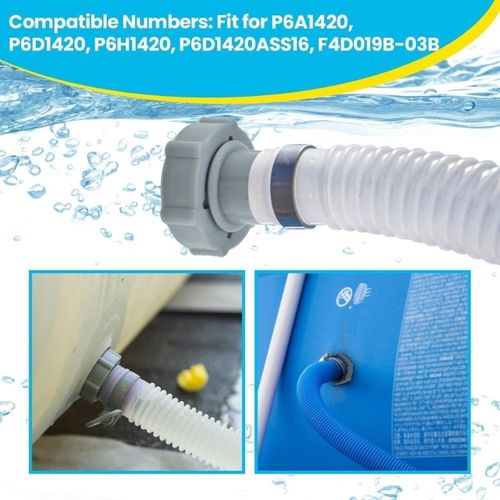 Pool Drain Fitting Connects Pools Drain Hose Adapter Ground Pool Drain Adapter — image 5