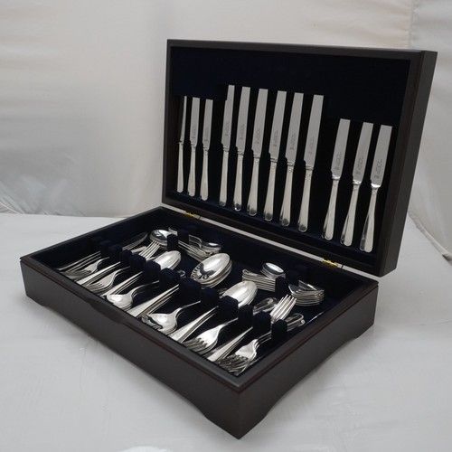 RATTAIL By George Butler Heirloom Silver Service 74 Piece Canteen of Cutlery Set