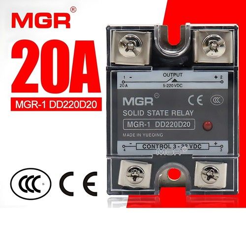 Single Phase Solid State Relays MGR 10A 20A 25A 40A 50A 60A 80A 100A 120A DC-DC