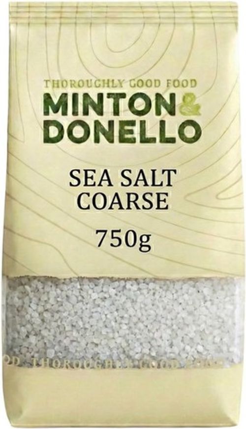 Coarse Natural Sea Salt 750g Unrefined Salt with Clean Mineral Taste Perfect for