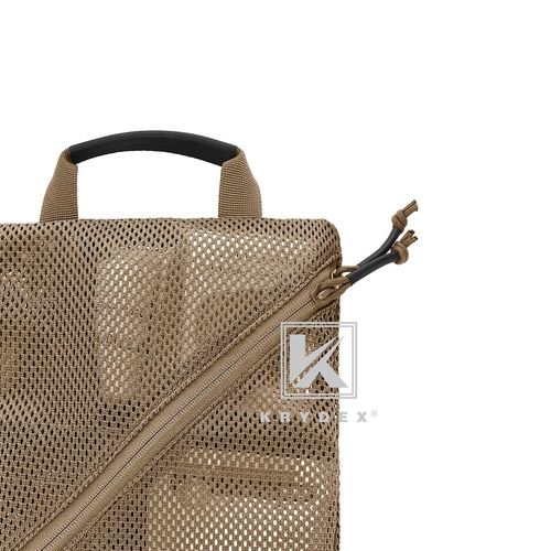 KRYDEX Tactical Mesh Pouch Set Modular Storage Organizer Pockets Coyote Brown — image 8