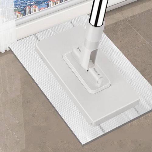 360° Rotating Dust Mop Clamping Head Automatic Mop Clip Floor Cleaning Duster — image 3