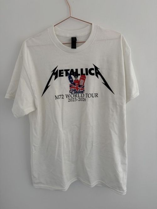 Metallica T-shirt RARE London Pop Up Shop LARGE