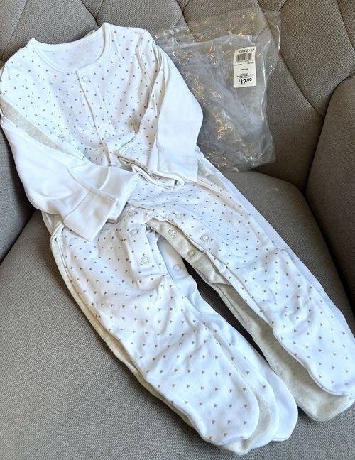 Baby Sleepsuits 5 Pack From George Unisex 6-9 Months New with Tags — image 1