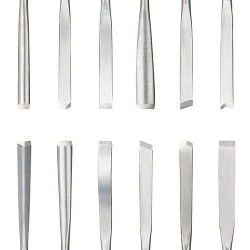 12 Pcs Wood Carving Hand Chisel Tool Set Professional DIY Woodworking Gouges Kit — image 4