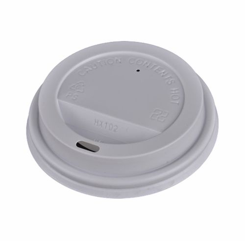White/Black Plastic Coffee Cup Lids, Hot Drink Sip Lids to Fit Paper Cups 8/12oz — image 5