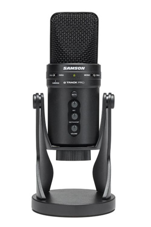 Samson USB Microphone with Built‑In Audio Interface for Streaming & Podcasting