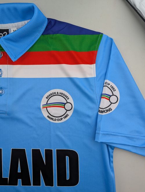 England Cricket 1992 ODI Shirt – Retro World Cup Vintage Jersey | XS–5XL | UK — image 7