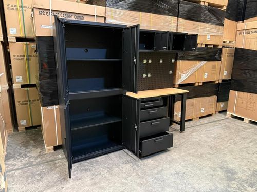 US PRO GARAGE STORAGE SYSTEM TOOL CHEST CABINET BOX BLACK FINANCE OPTIONS — image 7