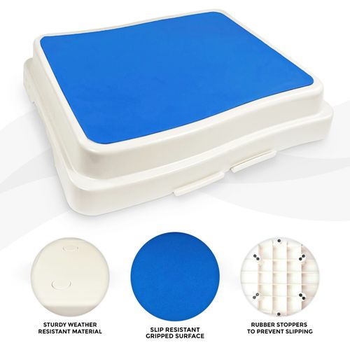 STURDY BATHROOM ANTI SLIP BATH STEP ELDERLY SHOWER STEPPING DISABILITY MOBILITY — image 3