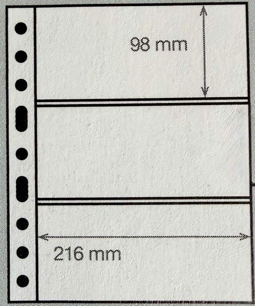 Lighthouse 3 Pocket Plastic Sheets with Black Interleaves x 10 — image 2