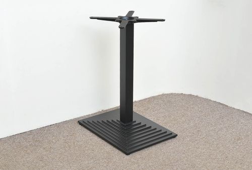 black premium cast iron table base dining restaurant cafe pub oblong — image 3
