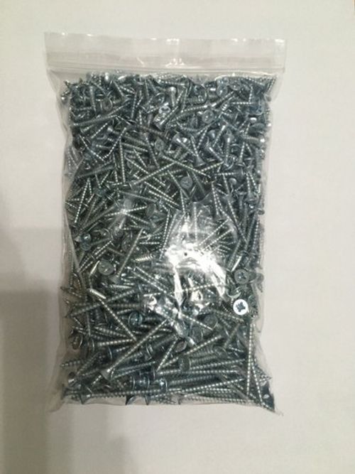 1kg 1000G MIXED IN THE PACK OF ZINC MULTI PURPOSE POZI WOOD SCREWS 15mm to 50mm 