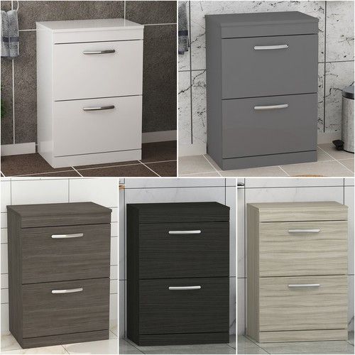 Bathroom Worktop Vanity Unit Countertop Basin Sink 2 Drawer Floor Standing