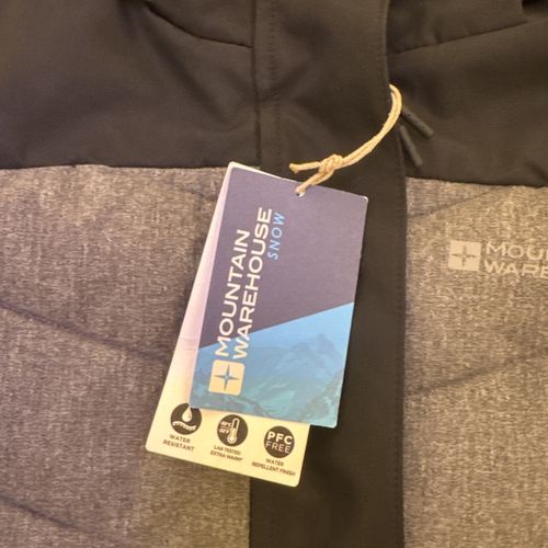 Mountain Warehouse Pyrenees Women's Padded Ski Jacket Size UK 10 Black/Grey NEW — image 3