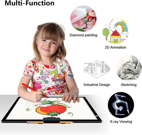 LED Light Pad Copy Board Drawing A3 Art Tracing Ultra Thin Adjustable Brightness — image 4