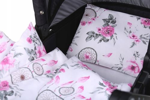 Baby 2pc Bedding Set fit Cradle/Moses basket/Pushchair 70x80cm Dream Catcher — image 8