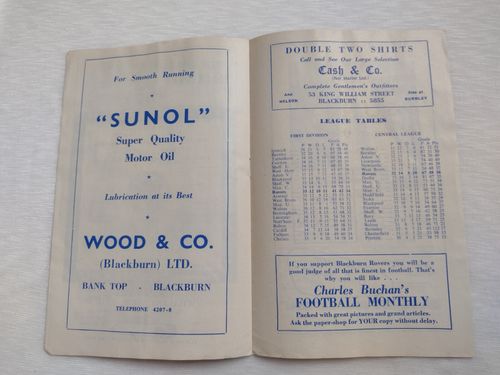 1962 League Cup Semi Final Blackburn Rovers v Rochdale 2nd May Rare Programme — image 19