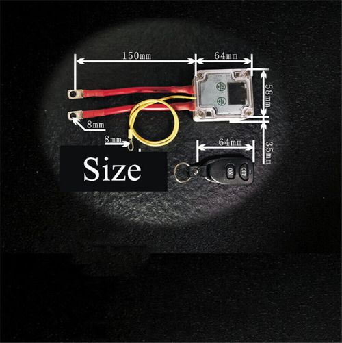 Wireless Remote Control Car Battery Disconnect Isolator Cut-Off Master Switch — image 7