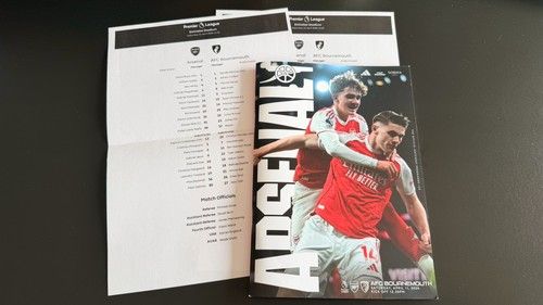 x17 Premier League programme & team sheet Selling Together