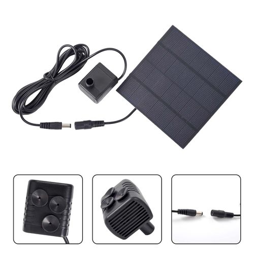 Solar Pond Pump Power Fountain Submersible Water Garden Pool Feature Kit Panel — image 4