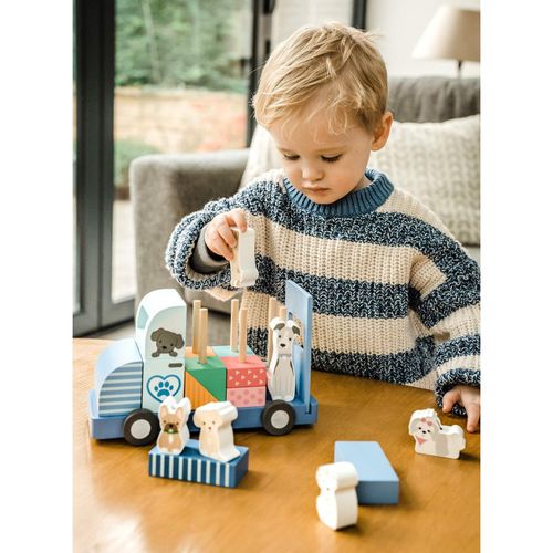 Orange Tree Toys Wooden Dog Grooming Van – Sustainable Puzzle & Play Set NEW — image 7