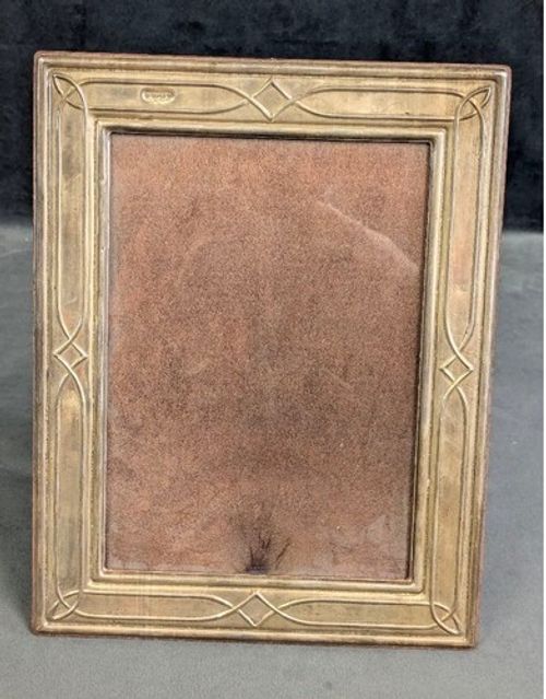 Sterling Silver Carrs Sheffield Photo Frame Art Deco Style