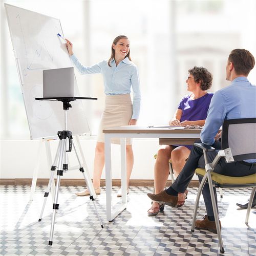 Aluminum Tripod Projector Stand Height Adjustable Laptop Computer Video Holder — image 12