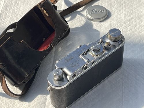 Leica IIIa DRP Rangefinder Leitz Elmar f=5cm 1.3,5 Lens No.129554 — image 3