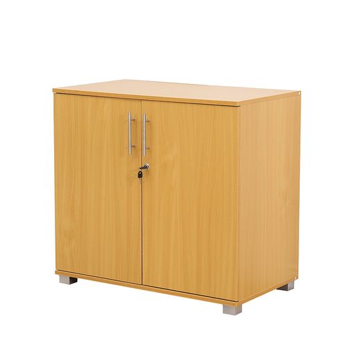 Beech Wood Storage Cabinet 2 Door Lockable Filing Cupboard Tool Shoe — image 9