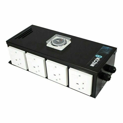 Timer Box Grow Light Electric Plug Socket Contactor Relay Splitter Hydroponics — image 1