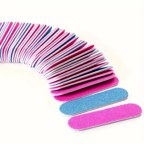 Mini NAIL FILES Emery Board DOUBLE SIDED Manicure PEDICURE DISPOSABLE Travel UK — image 4