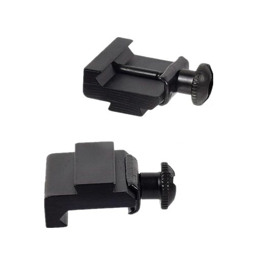 Set of 2 20mm to 11mm Dovetail Rail Base Adapter Scope Mount for Weaver Picat... — image 3