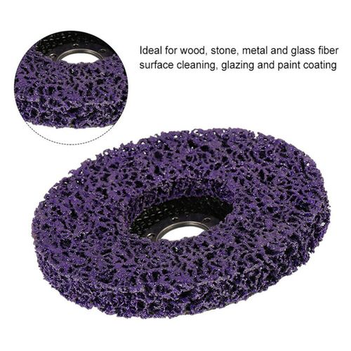 5-100PCS 115mm Poly Strip Wheel Discs Paint Rust Remove Abrasive Angle Grinder — image 12