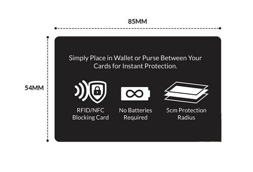 2 x RFID Signal Blocking Card. Credit & Debit Card Blocker Protector - UK Stock — image 5