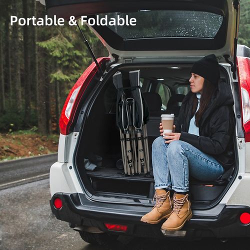 Camping Cot Heavy Duty Travel Camping Bed Folding Sleeping Bed + Mattress +Bag — image 6