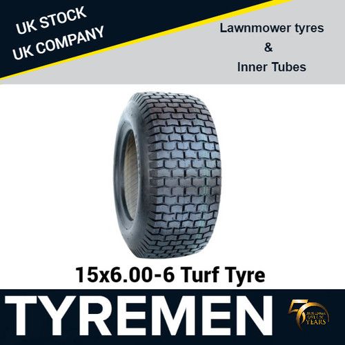 All sizes of Turf tyre, Lawn mower tyres, Lawn mower inner tubes, Ride on mower