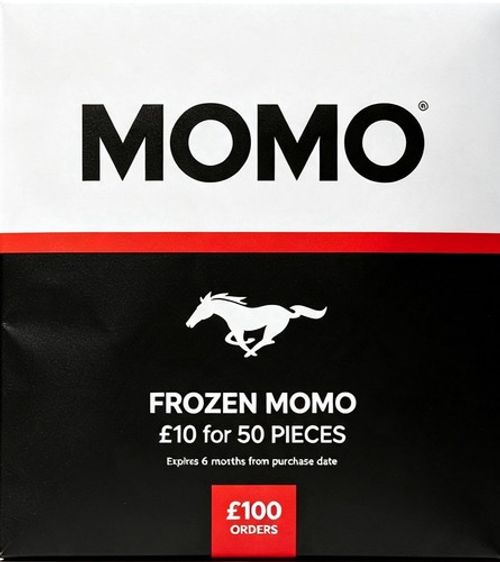 MOMO Frozen Momo £100 Voucher/Coupon - £100 Minimum Order Supermarket/Grocery