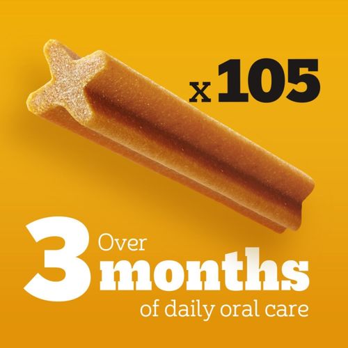 105 Pedigree Dentastix Daily Dental Sticks Dog Treats Small Dog Chews — image 3
