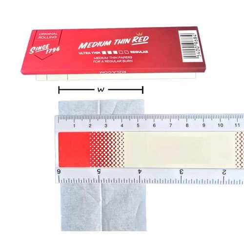 RIZLA RED KING SIZE KS MEDIUM THIN GENUINE CIGARETTE ROLLING PAPERS 1 5 10 25 50 — image 6